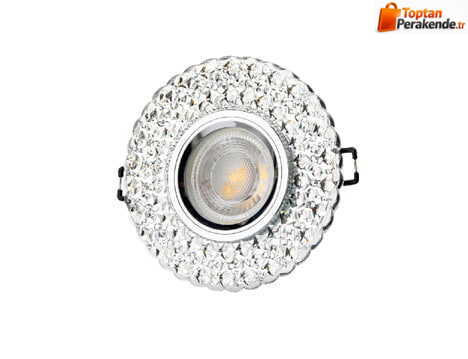 Cata CT-6639 İpek Led Çerçeveli Dekoratif Cam Spot Boş Kasa